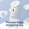 Baseus Distributeur de savon liquide automatique intelligent Dispositif de lavage des mains moussant à induction pour cuisine salle de bain sans liquide Y202306
