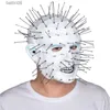 Party Maskers Terror Film Hellraiser Masker Halloween Party Cosplay Infernal Nail Ghost Kostuum Props Horror Duivel T230905