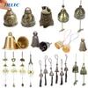 Noel dekorasyonları 1Copper Bells Antik Rüzgar Chime Yard Bahçesi Açık Yaşam Dekorasyon Metal Zil Çin Oryantal şanslı dekor 230905