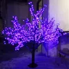 Outdoor LED Artificial Cherry Blossom Tree Light Christmas Tree Lamp 1248pcs LEDs 6ft 1 8M Height 110VAC 220VAC Rainproof300r