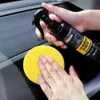 Ny 10st bilvaxning polsk vaxskum svamp applikatorkuddar 10 cm gul rengöring svamp ren tvätt tvättverktyg biltvätt