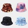 2020 tie dye borboleta fogo nuvem impressão chapéu de pescador chapéu de pescador para homens e mulheres lazer balde gorros mujer330w