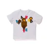 Çocuk Tişörtleri Maymunlar Toddlers Tasarımcı Camo Boys Giyim Kızlar Gençlik Sokak Günlük Tops Summner Kısa Kollu Tshirts Çocuk Giyim Hip Hop Prined T Shirt B0KY#
