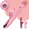 Vibratoren Vibrator für Frauen 4 in 1 Leckmaschine Klitoris Stimulator G-Punkt Leistungsstarker Vibro-Dildo-Stab Weiblicher Klitoris-Sauger Erwachsene Sexspielzeuge 230904