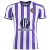 23 24 Toulouse Soccer Jerseys Cissoko Dallinga Dallinga Casseres Home Away Maillot de Foot 2023 2024 Men Kits Football Resiforms Aboukhlhl Rouault ado onaiwu