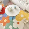 Teppiche Schlafzimmer Zuhause Teppich Große Fläche Bunte Wohnzimmer Blume Verdickte Dekoration Teppich Kinderzimmer Maison Tapis Rosa Dekor 230905