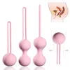 Eieren Kogels 3 Stuks Set Veilige Slimme Ballen Kegel Bal Anale Seksspeeltjes Vagina Draai Oefening Machine Vaginale Geisha voor Vrouwen 230904