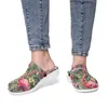 DIY-skor tofflor Herrkvinnor Anpassad mönster Enkelhet Flamingo Outdoor Trainers Sneakers Trend 101477 36-45