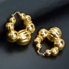 stud anting-anting hoop warna emas 18k afrika nigeria anting drop tembaga italia untuk wanita aksesori perhiasan gadis pesta mode besar 230904