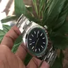 Orologi da uomo Movimento meccanico a carica automatica 1164GV Quadrante blu Vetro zaffiro Chiusura pieghevole con corona nascosta Orologi da uomo 40MM180K