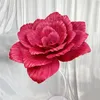 Dekorative Blumenkränze Riesige PE-Orchidee Künstliche Blumendekoration Zuhause Hochzeit Hintergrund Straße führt Fake Foam Rose Shoppi210j