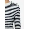 23SS ZADIG VOLTAIRE Üst Moda Tasarımcısı Kazak Striped ZV Sıcak Klasik İnce Düğme 100 % Kaşmir Yün Örtü Hardigan Gevşek Küley Hoodie Sweater Kadınlar