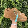 Neue klassische Männer Forces 1 Wheat Laufschuhe One Skate Air Low Weiß Schwarz Cloud Mist Blue Man Frauen Sneakers Herren Mid Womens Sporttrainer AF1Size36-44 A06