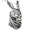 Party Masks Movie Donnie Darko Frank evil rabbit Mask Halloween party Cosplay props latex full face mask T230905