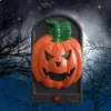 Autres fournitures de fête d'événement Halloween hantée sonnette animée globe oculaire décoration d'Halloween avec des sons effrayants Halloween sonnette fête décor 230905