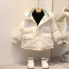 Piumino Abbigliamento per bambini Ragazzi Piumino lungo Abbigliamento per bambini Nuovi Capispalla Invernali Giubbotti imbottiti per ragazze Imbottitura Cerniera R230905