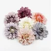 10cm Artificial dahlia chrysanthemum head For wedding Christmas decoration DIY flower wall gift box craft fake flower GD92322p