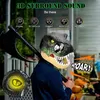 Decoración de fiesta Máscara de dinosaurio 3D eléctrica con ojos brillantes y sonido rugiente Máscaras de terror de barbilla móvil para cosplay Decoración de fiesta de Halloween Regalo x0905