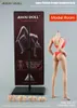 Vinger Speelgoed 1/6 Vrouwelijke Midden Borst Naadloos Lichaam met Afneembare Voeten 12 ''Soldaat Super Flexibele Action Figure Poppen