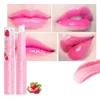 Lip Balm Natural Strawberry Essence Moisturizing Lipstick Temperature Changed Color Lip Balm Long Lasting Nourishing Lip Stick Cosmetics 230904