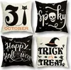 Halloween Decorations Polow Covers 18x18 Insid Party Materpies Dekor w gospodarstwie domowym Web Web Cat Skull Dekoracyjna poduszka obudowa 919