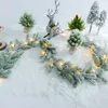 Autres fournitures de fête d'événement Mini arbre de NoëlCimier d'arbre de table artificiel et ornements suspendus petits ornamentos de navidad 230905
