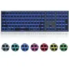 Keyboards Keyboard Gaming dapat diisi ulang dengan 7 warna lampu latar multi perangkat Bluetooth nirkabel untuk Ipad Tablet mekanik 230905