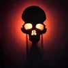 Other Event Party Supplies Human Skull Light Halloween Handcrafted Skull Night Light Gothic Candles Lamp Decor Halloween Skeleton Spooky Home Room Decor 230905