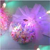Party Favor Light-Up Magic Ball Wand Glow Stick Witch Wizard Led Wands Rave Birthdays Princess Halloween Decor Angle Favors Kids Toys Dhzdd