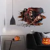 Party Decoration Horror Halloween Stickers Skeleton Window Stickers Skull Wall Sticker Haunted House Horror Supplies Halloween Party Decoration x0905