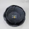 Beanieskull Caps Luxury Winter Man Women Girls Real Mink Fur Marten Head Warm Blackbrown Siberian Style Hat Full Lei Feng Bomber 230904