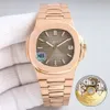 Pak Mechanical Movment Watch For Men 5711 Klasyczny nadgarstek 3K 8.3 Wysokiej jakości auto uhr Montre Luxe PP z Box 40Kz ANFN