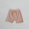 Yaz bebek şeker renkli kızlar şort pamuk toddler çocuk brifing yeni doğan çocuk panties pantolon çocuk giyim tozluk 2600