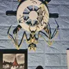 パーティーの装飾1PCホラーハロウィーンプラスチック動物スケルトンクロウスパイダーマウスバットトカゲ骨モデルホームパーティー装飾飾り偽の小道具