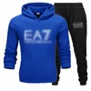 Projektant Mens TrackSuits Sweter Sweter Zestaw koszykówki Streetwear Bluza sportowa marka Letter IK Ubrania dziecięce grube z kapturem Mężczyznowe spodnie 3L9B