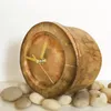 Horloges murales Horloge en bois rétro Vintage personnalisé bambou créatif moderne minimaliste décoratif nordique silencieux Horloge chambre décor