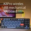 Keyboards Keychron K8pro Plastik Ekonomi Swap Putih 230905