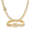 Miami Cuban Link Chain 12mm Hiphop Necklace 18k Gold Plated Iced Out Full Zircon Cuban Chain Mens Hip Hop Jewelry