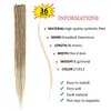 Human Hair Bulks Dansama 24/36Inch Synthetic Dreadlocks Extensions Thin 0.6cm Soft Reggae Hair Hip-Hop Style Dread Extensions Long Crochet Braids 230904