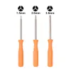 Tournevis Orange en acier 3x100mm 45 # T8 avec trou Phillips à tête plate T3 T4 T5 T6 T6H T7 T8H pour rasoir Xbox360 T10H 2 0Y 3 0Y Screw2951