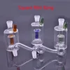 Atacado Hookahs Atacado 10mm Feminino Joint Square Glass Dab Rig Bongs Water Oil Burner Tubulações com Mangueira de Silicone Palha