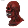 Party Masks Horror Demon Vampire Red Devil Mask Clown Latex Mask Halloween Costume T230905