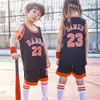 Outros artigos esportivos crianças basquete jersey terno menino menina verão sem mangas colete shorts quickdry escola classe uniforme outfit 230904