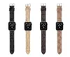 iwatch7 6 5 Bracelet de montre en cuir de vache pour Apple Watch Strap Bands Smartwatch Band Series 1 2 3 4 5 6 7 S1 S2 S3 S4 38MM 40MM 41MM 45MM Designer Smart Watches Sangles US UK MX