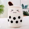 Wholesale simulation milk tea cup plush dolls pillow pillow cushion cute pearl milk tea doll doll plush toys Free UPS