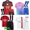 23 24 Maillots de football PULISIC de qualité supérieure 3ème GIROUD KOCHE KOCHE DE KETELAERE RAFA LEAO THEO Maillot de football pour enfants et adultes