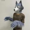 Party Masks Anime Beastars LEGOSI Cosplay Maska Maska Ogon lateks dla dorosłych zwierząt Props Wolf Claws T230905