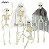 Décoration de fête Lofytain Halloween Squelette mobile Faux os Halloween Party Home Bar Décorations Maison hantée Horreur Props Ornement Jouets x0905