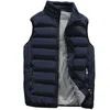 Men's Vests Vest Men Autumn Winter Warm Sleeveless Jacket Waistcoat Men's Vest Fashion Casual Coats Mens 5XL 230904