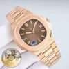 Pak Mechanical Movment Watch For Men 5711 Klasyczny nadgarstek 3K 8.3 Wysokiej jakości auto uhr Montre Luxe PP z Box 40Kz ANFN